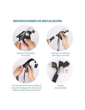 Organizador de cables Ms Hometech