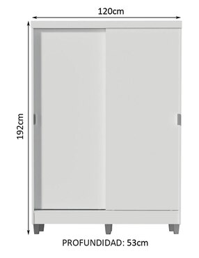 Ropero Madesa Luke 104409ACP de MDP