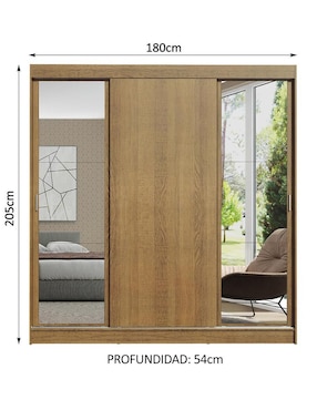 Ropero Madesa Reno 10955Z2E de MDP