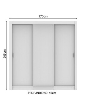 Ropero Madesa Monaco 109309 de MDP