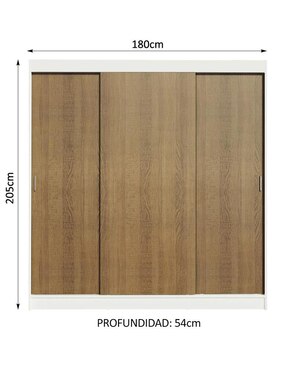 Ropero Madesa Reno 10959B de MDP