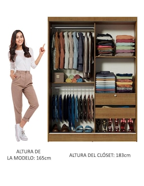 Ropero armable Madesa Luke 10445ZA de MDP