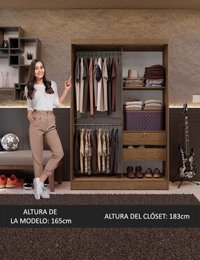 Ropero armable Madesa Luke 10445ZA de MDP