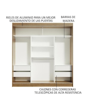 Ropero armable Madesa Reno 10955Z
