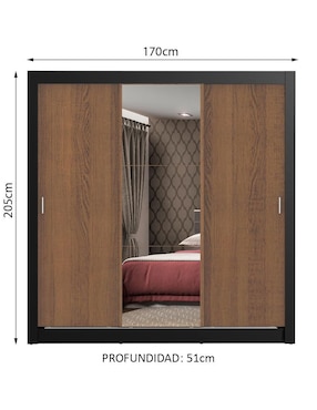 Ropero Madesa Monaco 1093D81E de MDP