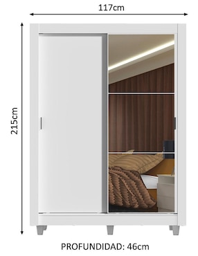 Ropero Madesa Denver 1094091ecp de MDP