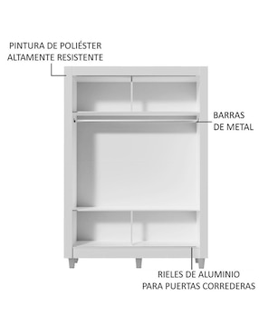 Ropero Madesa Denver 1094091ecp de MDP