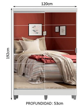 Ropero Madesa Luke 104409a2ecp de MDP
