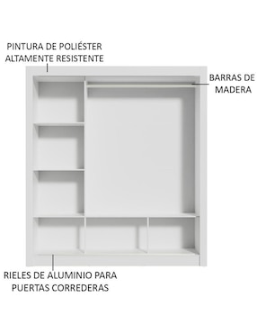 Ropero Madesa Monaco 10939B2E de MDP