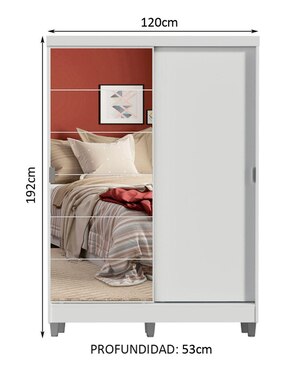 Ropero Madesa Luke 104409a1ecp de MDP