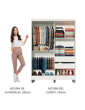 Ropero Madesa Luke 104409a1ecp de MDP
