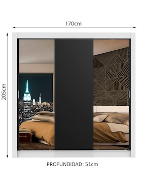 Ropero Madesa Monaco 1093732e de MDP