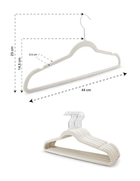 Set gancho Idea Nuova de metal 30 piezas