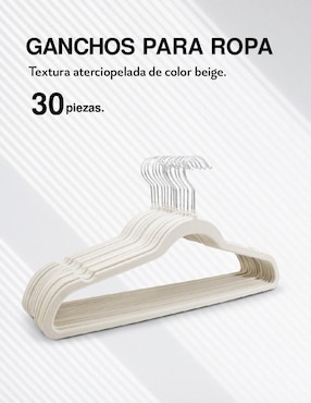 Set gancho Idea Nuova de metal 30 piezas