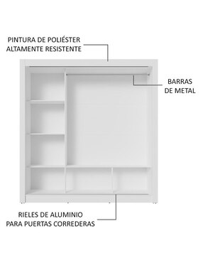 Ropero Madesa Nobre 1193091E de MDP