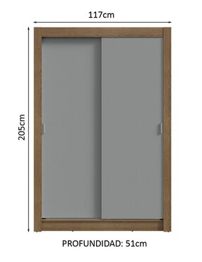 Ropero Madesa Vivare Plus 1194F94G de MDP
