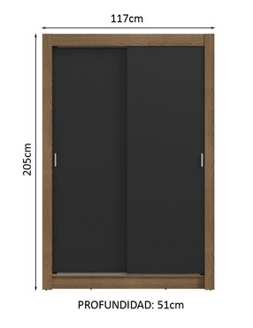 Ropero Madesa Vivare 11947K2G de MDP