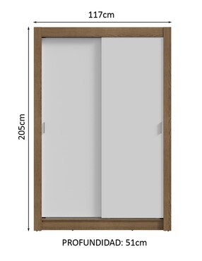 Ropero Madesa Vivare Plus 11946E4G de MDP