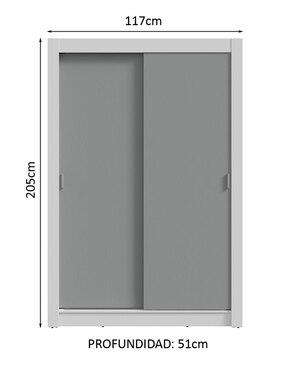 Ropero Madesa Vivare Plus 1194F84G de MDP