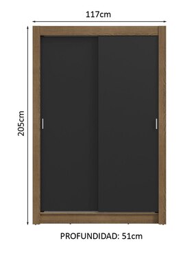 Ropero Madesa Milano 11947K de MDP