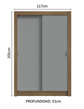 Ropero Madesa Vivare 1194F92G de MDP