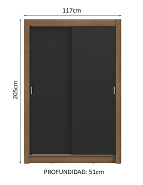 Ropero Madesa Vivare Plus 11947K4G de MDP