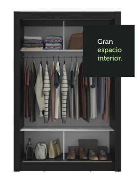 Ropero Madesa Milano 11948N de MDP