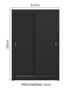 Ropero Madesa Vivare Plus 11948N4G de MDP