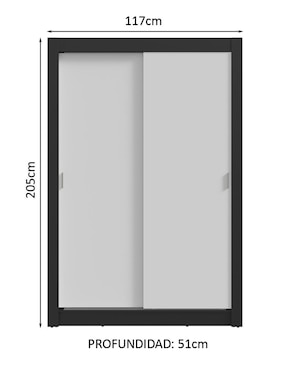 Ropero Madesa Milano de MDP