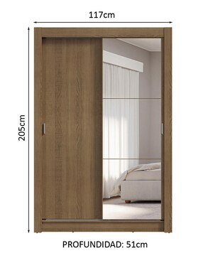 Ropero Madesa Vivare Plus 11945Z1E4G de MDP