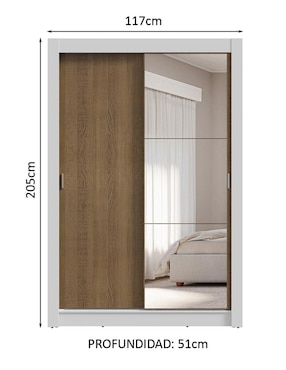 Ropero Madesa Vivare Plus 11949B1E4G de MDP