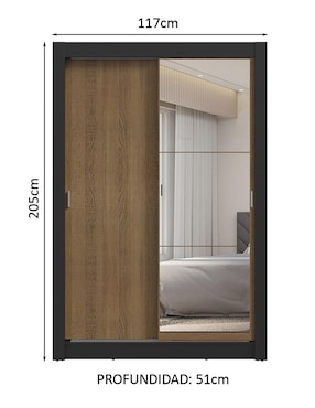 Ropero Madesa Vivare 1194D81E2G de MDP