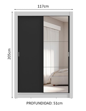 Ropero Madesa Vivare Plus 1194731E4G de MDP