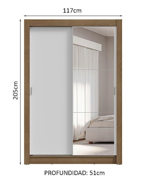 Ropero Madesa Vivare Plus 11946E1E4G de MDP