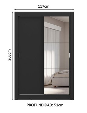 Ropero Madesa Vivare Plus 11948N1E4G de MDP