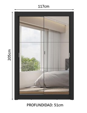 Ropero Madesa Vivare 11948N2E2G de MDP