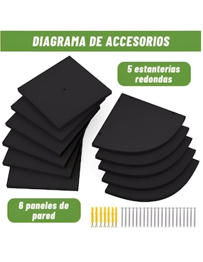 Estante de madera Wünd W1468ND