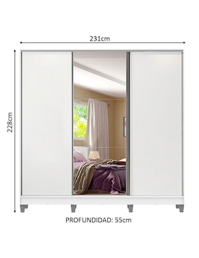 Armario Madesa Royale XA1063091ECP de MDF