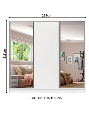 Armario Madesa Royale XA1063092E de MDF