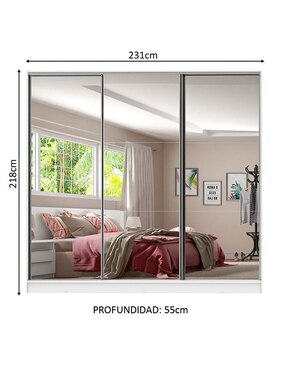 Armario Madesa Royale XA1063093E de MDF