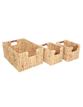 Set caja decorativa Haus rectangular con 3 piezas