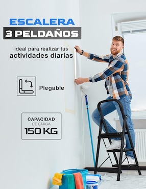 Escalera de tijera Agbox de acero inoxidable