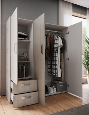Armario Maderkit habitación M01322cl-czbl de madera