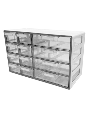 Organizador Con Cajones Agbox Multibox Híbrido Con 12 Cajones