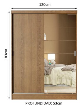 Armario Madesa Nick XA10445ZA1EML de MDP