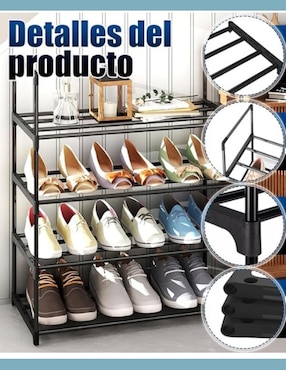 Zapatera tubular Good & Good para 12 pares de zapatos adulto
