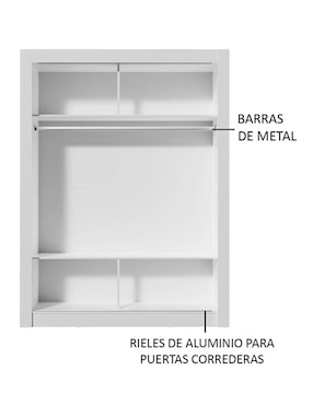 Armario Madesa Denver 10949B de MDP