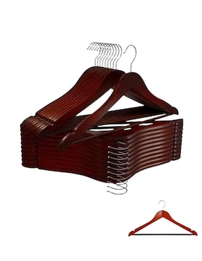 Set gancho Zomilux de madera 100 piezas