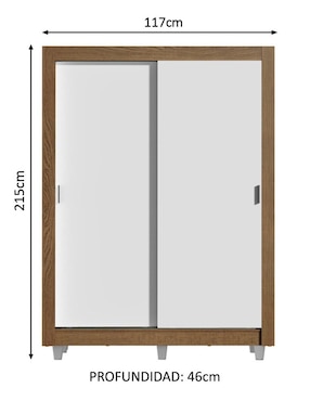 Ropero Madesa Dallas Plus 10946E4GCP de MDP