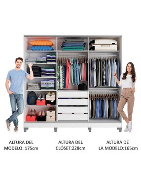 Ropero Madesa Royale 1063091ECP de MDP